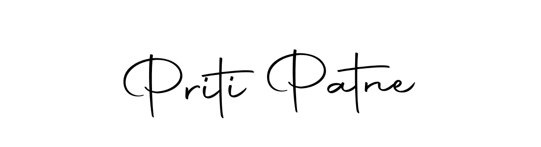 Make a beautiful signature design for name Priti Patne. Use this online signature maker to create a handwritten signature for free. Priti Patne signature style 10 images and pictures png