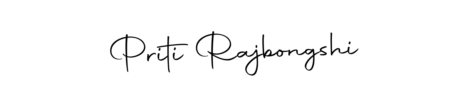 You should practise on your own different ways (Autography-DOLnW) to write your name (Priti Rajbongshi) in signature. don't let someone else do it for you. Priti Rajbongshi signature style 10 images and pictures png