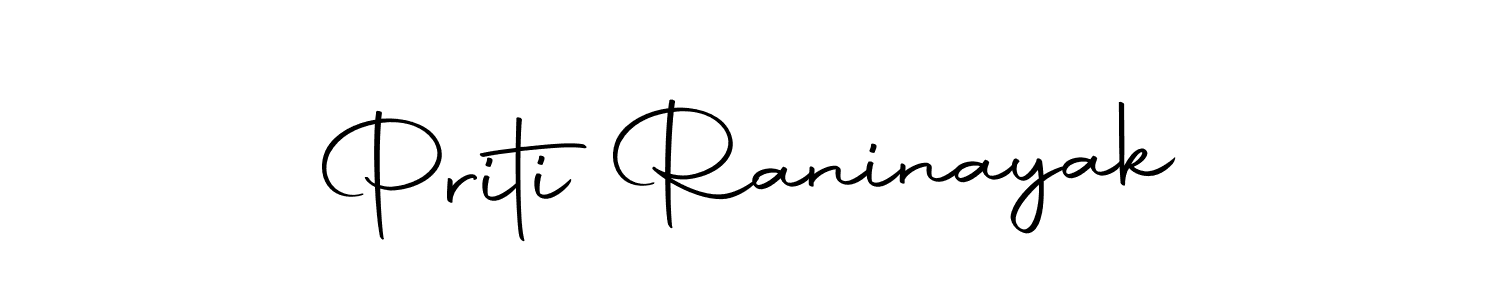 Design your own signature with our free online signature maker. With this signature software, you can create a handwritten (Autography-DOLnW) signature for name Priti Raninayak. Priti Raninayak signature style 10 images and pictures png