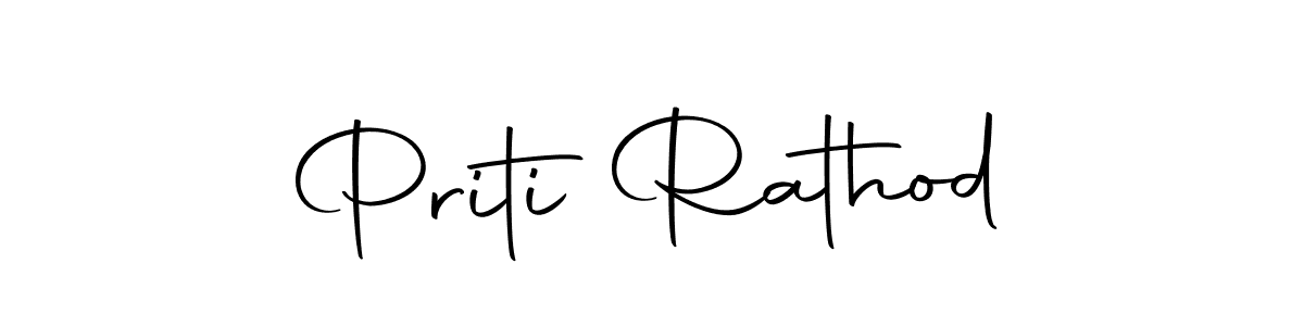 The best way (Autography-DOLnW) to make a short signature is to pick only two or three words in your name. The name Priti Rathod include a total of six letters. For converting this name. Priti Rathod signature style 10 images and pictures png