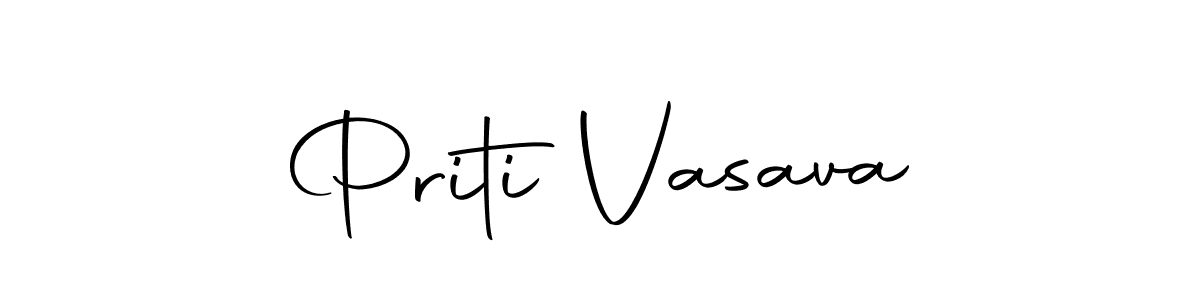 The best way (Autography-DOLnW) to make a short signature is to pick only two or three words in your name. The name Priti Vasava include a total of six letters. For converting this name. Priti Vasava signature style 10 images and pictures png