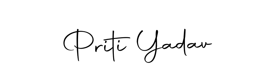 if you are searching for the best signature style for your name Priti Yadav. so please give up your signature search. here we have designed multiple signature styles  using Autography-DOLnW. Priti Yadav signature style 10 images and pictures png