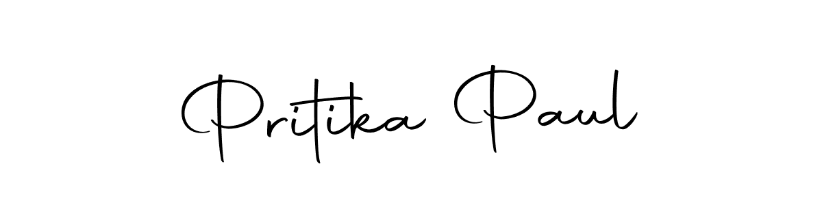 Pritika Paul stylish signature style. Best Handwritten Sign (Autography-DOLnW) for my name. Handwritten Signature Collection Ideas for my name Pritika Paul. Pritika Paul signature style 10 images and pictures png