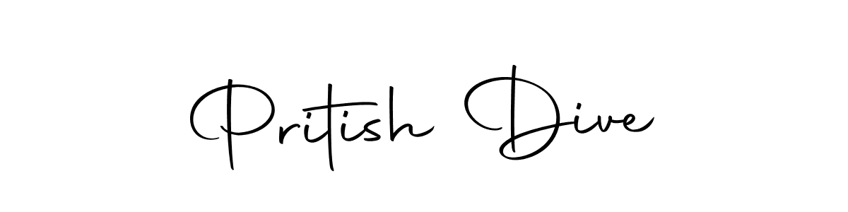 Best and Professional Signature Style for Pritish Dive. Autography-DOLnW Best Signature Style Collection. Pritish Dive signature style 10 images and pictures png