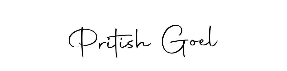 Make a short Pritish Goel signature style. Manage your documents anywhere anytime using Autography-DOLnW. Create and add eSignatures, submit forms, share and send files easily. Pritish Goel signature style 10 images and pictures png