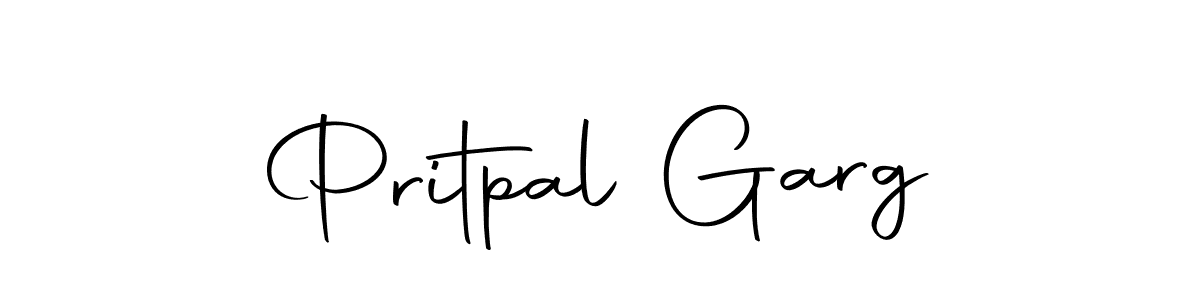 Make a beautiful signature design for name Pritpal Garg. Use this online signature maker to create a handwritten signature for free. Pritpal Garg signature style 10 images and pictures png