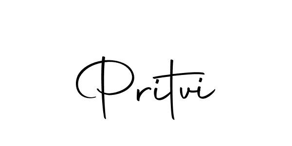 Make a beautiful signature design for name Pritvi. With this signature (Autography-DOLnW) style, you can create a handwritten signature for free. Pritvi signature style 10 images and pictures png
