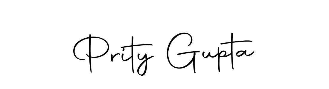 How to make Prity Gupta name signature. Use Autography-DOLnW style for creating short signs online. This is the latest handwritten sign. Prity Gupta signature style 10 images and pictures png