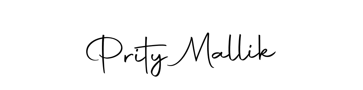 Make a beautiful signature design for name Prity Mallik. With this signature (Autography-DOLnW) style, you can create a handwritten signature for free. Prity Mallik signature style 10 images and pictures png