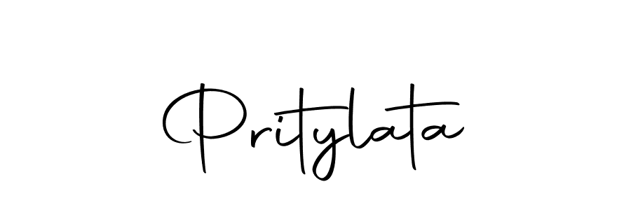 Design your own signature with our free online signature maker. With this signature software, you can create a handwritten (Autography-DOLnW) signature for name Pritylata. Pritylata signature style 10 images and pictures png