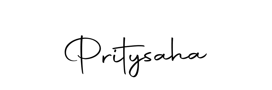 Create a beautiful signature design for name Pritysaha. With this signature (Autography-DOLnW) fonts, you can make a handwritten signature for free. Pritysaha signature style 10 images and pictures png