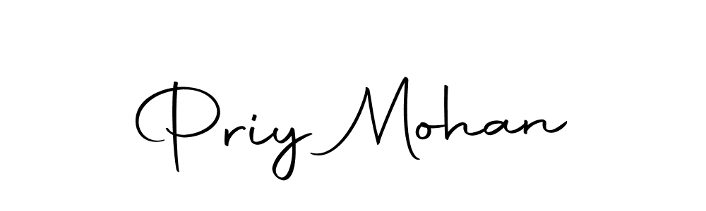 Make a beautiful signature design for name Priy Mohan. Use this online signature maker to create a handwritten signature for free. Priy Mohan signature style 10 images and pictures png