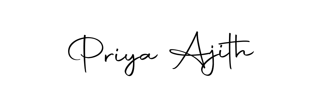 Make a beautiful signature design for name Priya Ajith. With this signature (Autography-DOLnW) style, you can create a handwritten signature for free. Priya Ajith signature style 10 images and pictures png