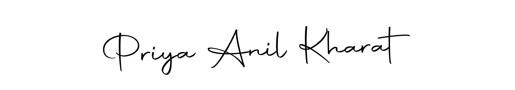 It looks lik you need a new signature style for name Priya Anil Kharat. Design unique handwritten (Autography-DOLnW) signature with our free signature maker in just a few clicks. Priya Anil Kharat signature style 10 images and pictures png