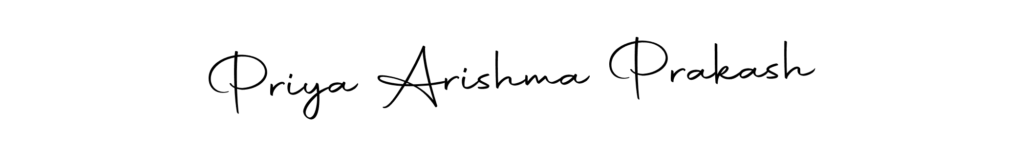 Priya Arishma Prakash stylish signature style. Best Handwritten Sign (Autography-DOLnW) for my name. Handwritten Signature Collection Ideas for my name Priya Arishma Prakash. Priya Arishma Prakash signature style 10 images and pictures png