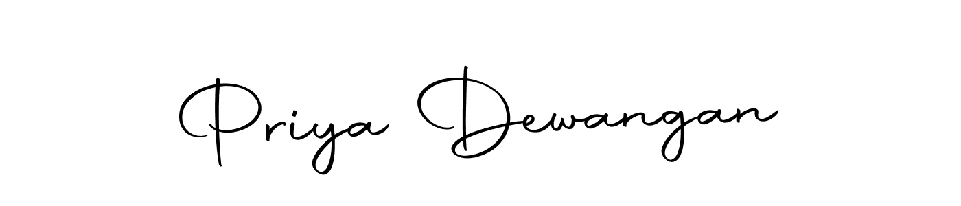 Also we have Priya Dewangan name is the best signature style. Create professional handwritten signature collection using Autography-DOLnW autograph style. Priya Dewangan signature style 10 images and pictures png