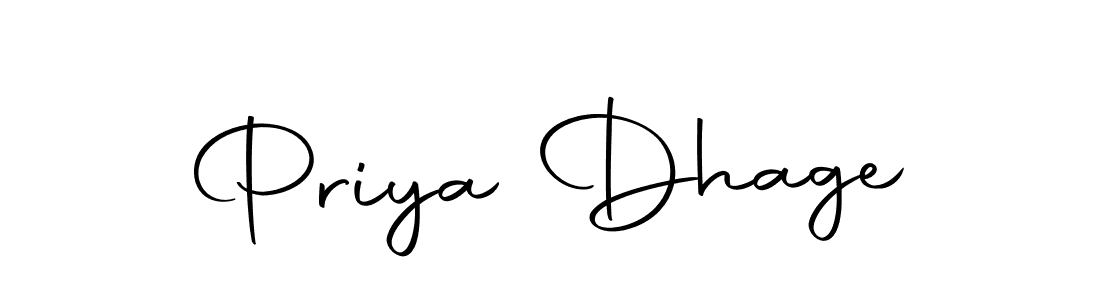 You can use this online signature creator to create a handwritten signature for the name Priya Dhage. This is the best online autograph maker. Priya Dhage signature style 10 images and pictures png
