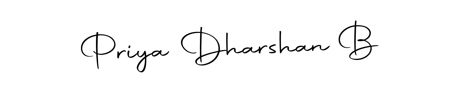 Make a beautiful signature design for name Priya Dharshan B. With this signature (Autography-DOLnW) style, you can create a handwritten signature for free. Priya Dharshan B signature style 10 images and pictures png