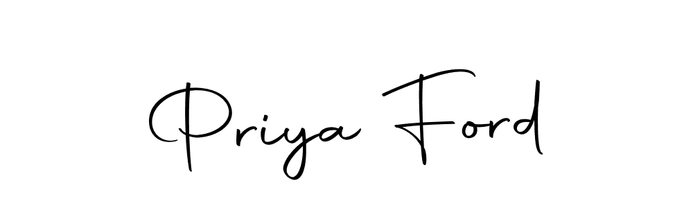 Make a beautiful signature design for name Priya Ford. With this signature (Autography-DOLnW) style, you can create a handwritten signature for free. Priya Ford signature style 10 images and pictures png