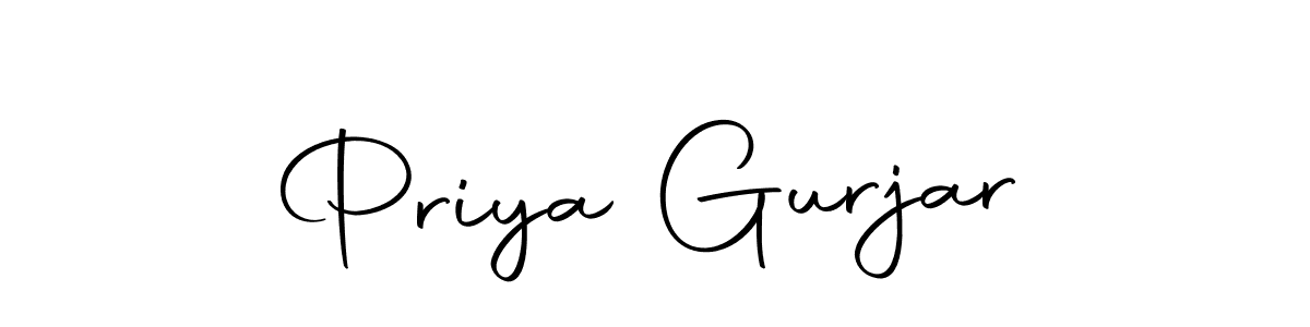 Make a short Priya Gurjar signature style. Manage your documents anywhere anytime using Autography-DOLnW. Create and add eSignatures, submit forms, share and send files easily. Priya Gurjar signature style 10 images and pictures png