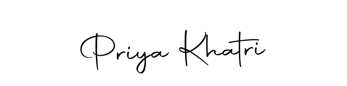 Make a beautiful signature design for name Priya Khatri. With this signature (Autography-DOLnW) style, you can create a handwritten signature for free. Priya Khatri signature style 10 images and pictures png