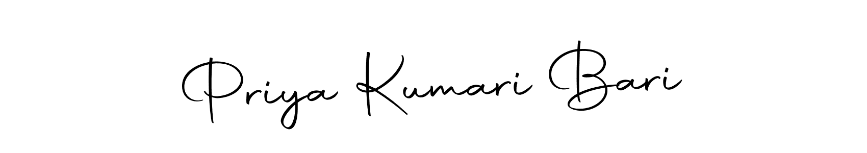 Design your own signature with our free online signature maker. With this signature software, you can create a handwritten (Autography-DOLnW) signature for name Priya Kumari Bari. Priya Kumari Bari signature style 10 images and pictures png