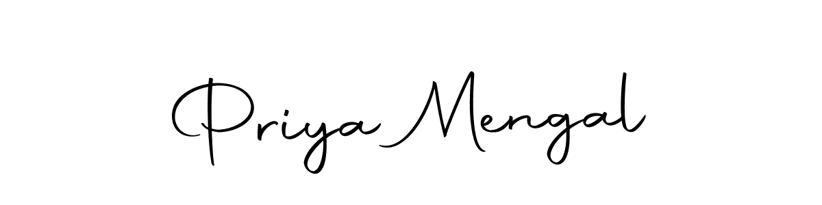 Priya Mengal stylish signature style. Best Handwritten Sign (Autography-DOLnW) for my name. Handwritten Signature Collection Ideas for my name Priya Mengal. Priya Mengal signature style 10 images and pictures png