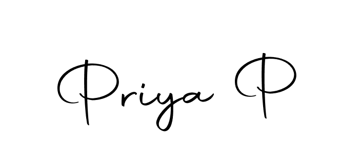 The best way (Autography-DOLnW) to make a short signature is to pick only two or three words in your name. The name Priya P include a total of six letters. For converting this name. Priya P signature style 10 images and pictures png