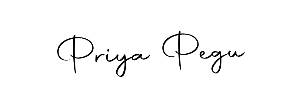 if you are searching for the best signature style for your name Priya Pegu. so please give up your signature search. here we have designed multiple signature styles  using Autography-DOLnW. Priya Pegu signature style 10 images and pictures png