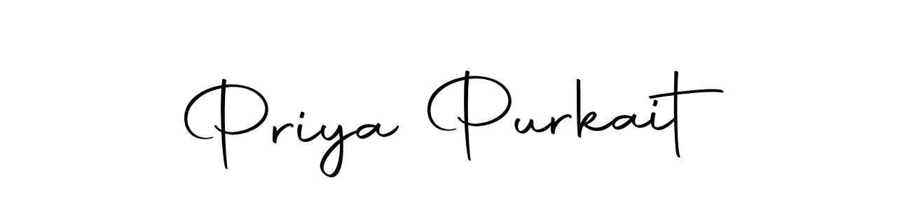 Make a beautiful signature design for name Priya Purkait. With this signature (Autography-DOLnW) style, you can create a handwritten signature for free. Priya Purkait signature style 10 images and pictures png