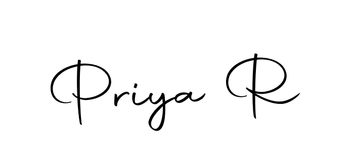 Also we have Priya R name is the best signature style. Create professional handwritten signature collection using Autography-DOLnW autograph style. Priya R signature style 10 images and pictures png