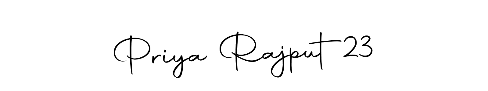 Make a beautiful signature design for name Priya Rajput  23. Use this online signature maker to create a handwritten signature for free. Priya Rajput  23 signature style 10 images and pictures png