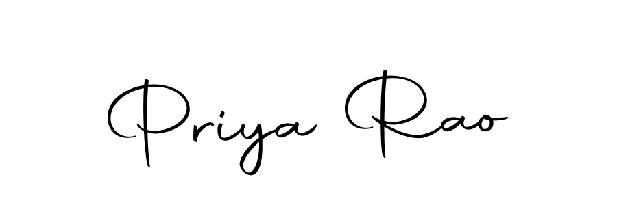 Create a beautiful signature design for name Priya Rao. With this signature (Autography-DOLnW) fonts, you can make a handwritten signature for free. Priya Rao signature style 10 images and pictures png