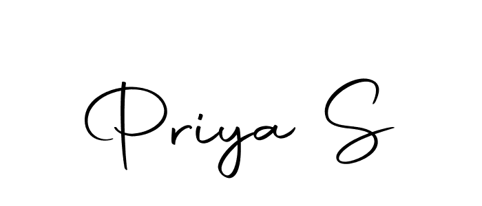 Create a beautiful signature design for name Priya S. With this signature (Autography-DOLnW) fonts, you can make a handwritten signature for free. Priya S signature style 10 images and pictures png