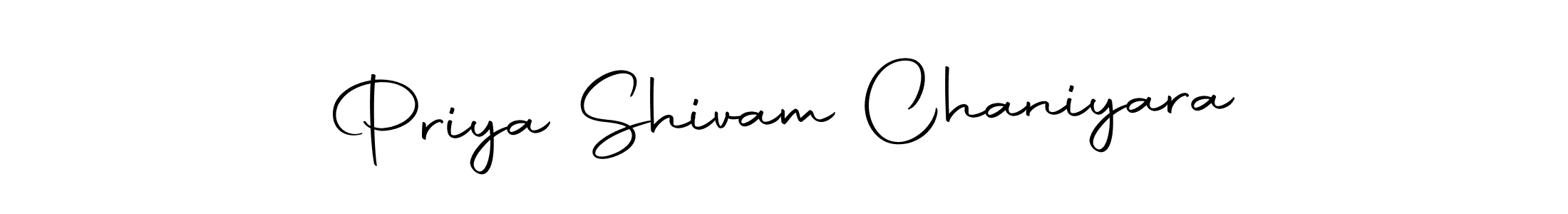 You can use this online signature creator to create a handwritten signature for the name Priya Shivam Chaniyara. This is the best online autograph maker. Priya Shivam Chaniyara signature style 10 images and pictures png
