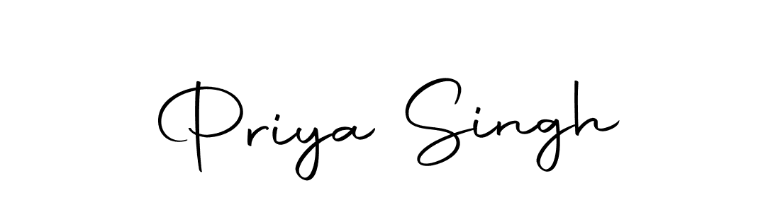 How to make Priya Singh name signature. Use Autography-DOLnW style for creating short signs online. This is the latest handwritten sign. Priya Singh signature style 10 images and pictures png