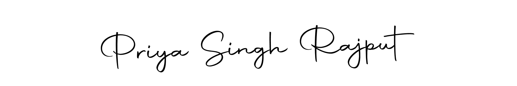 Make a beautiful signature design for name Priya Singh Rajput. With this signature (Autography-DOLnW) style, you can create a handwritten signature for free. Priya Singh Rajput signature style 10 images and pictures png