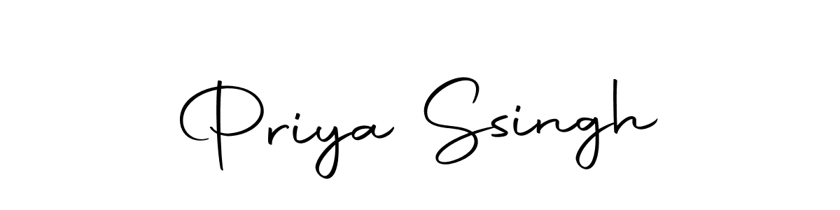 Also we have Priya Ssingh name is the best signature style. Create professional handwritten signature collection using Autography-DOLnW autograph style. Priya Ssingh signature style 10 images and pictures png
