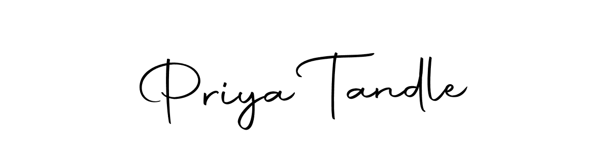 Priya Tandle stylish signature style. Best Handwritten Sign (Autography-DOLnW) for my name. Handwritten Signature Collection Ideas for my name Priya Tandle. Priya Tandle signature style 10 images and pictures png