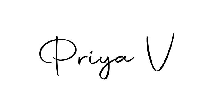 It looks lik you need a new signature style for name Priya V. Design unique handwritten (Autography-DOLnW) signature with our free signature maker in just a few clicks. Priya V signature style 10 images and pictures png