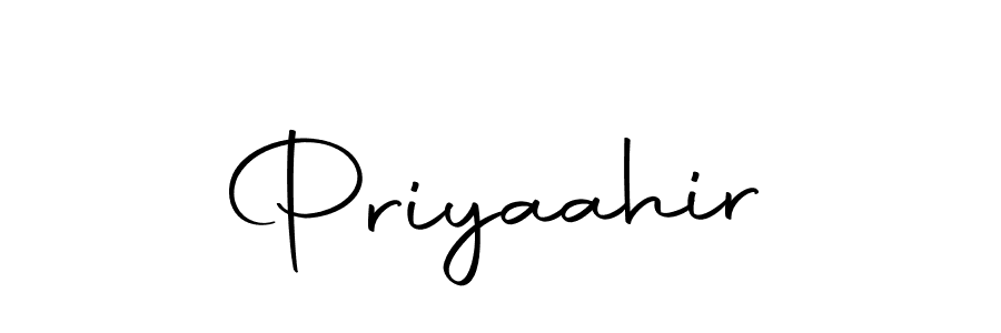 Use a signature maker to create a handwritten signature online. With this signature software, you can design (Autography-DOLnW) your own signature for name Priyaahir. Priyaahir signature style 10 images and pictures png