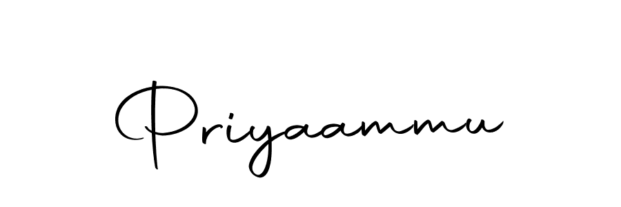 Design your own signature with our free online signature maker. With this signature software, you can create a handwritten (Autography-DOLnW) signature for name Priyaammu. Priyaammu signature style 10 images and pictures png