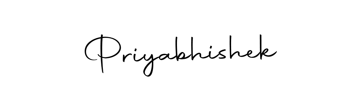 Make a beautiful signature design for name Priyabhishek. With this signature (Autography-DOLnW) style, you can create a handwritten signature for free. Priyabhishek signature style 10 images and pictures png
