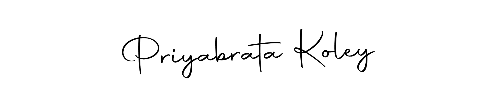 It looks lik you need a new signature style for name Priyabrata Koley. Design unique handwritten (Autography-DOLnW) signature with our free signature maker in just a few clicks. Priyabrata Koley signature style 10 images and pictures png