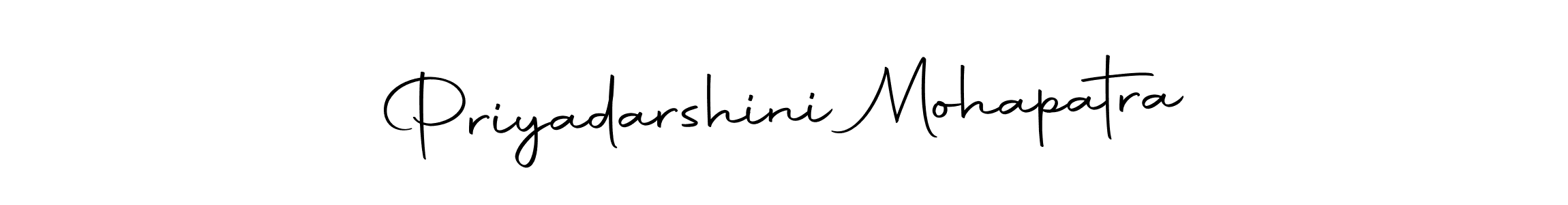 Make a beautiful signature design for name Priyadarshini Mohapatra. With this signature (Autography-DOLnW) style, you can create a handwritten signature for free. Priyadarshini Mohapatra signature style 10 images and pictures png
