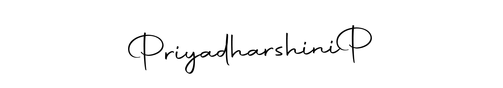 Similarly Autography-DOLnW is the best handwritten signature design. Signature creator online .You can use it as an online autograph creator for name Priyadharshini  P. Priyadharshini  P signature style 10 images and pictures png
