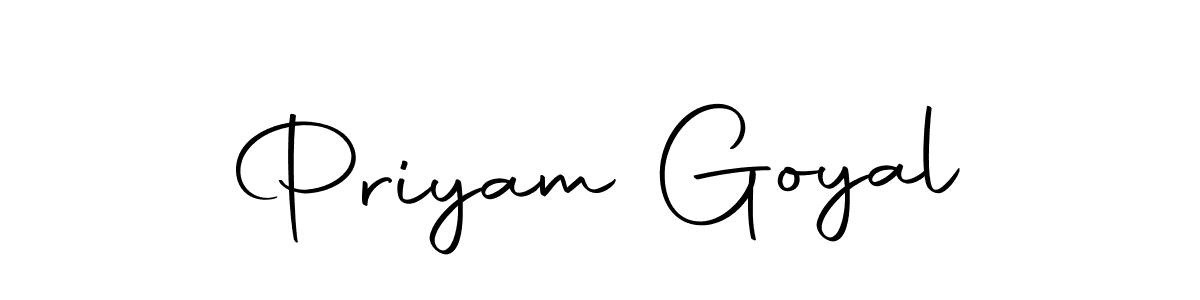 Make a beautiful signature design for name Priyam Goyal. Use this online signature maker to create a handwritten signature for free. Priyam Goyal signature style 10 images and pictures png