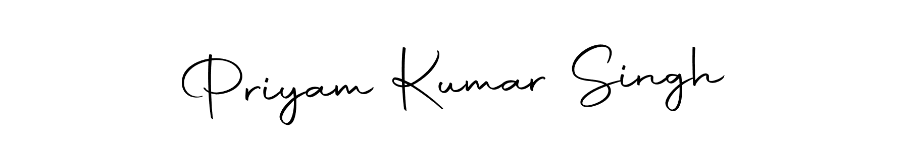 Make a beautiful signature design for name Priyam Kumar Singh. With this signature (Autography-DOLnW) style, you can create a handwritten signature for free. Priyam Kumar Singh signature style 10 images and pictures png