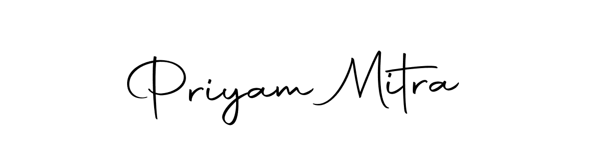 The best way (Autography-DOLnW) to make a short signature is to pick only two or three words in your name. The name Priyam Mitra include a total of six letters. For converting this name. Priyam Mitra signature style 10 images and pictures png