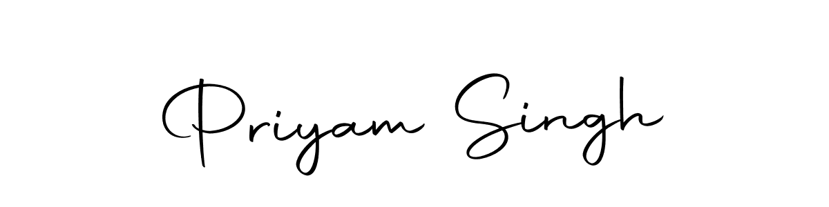 Create a beautiful signature design for name Priyam Singh. With this signature (Autography-DOLnW) fonts, you can make a handwritten signature for free. Priyam Singh signature style 10 images and pictures png